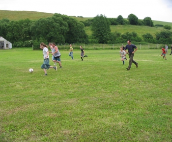 Deň športových hier, ktorý sa konal v obci dňa 15.06.2008