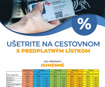 Aktuality / Dopravná karta SAD Humenné