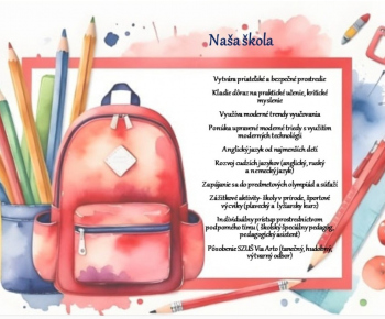 Aktuality / Zápis do 1. ročníka